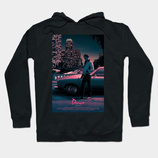 Drive Movie Poster Hoodie by HipHopTees